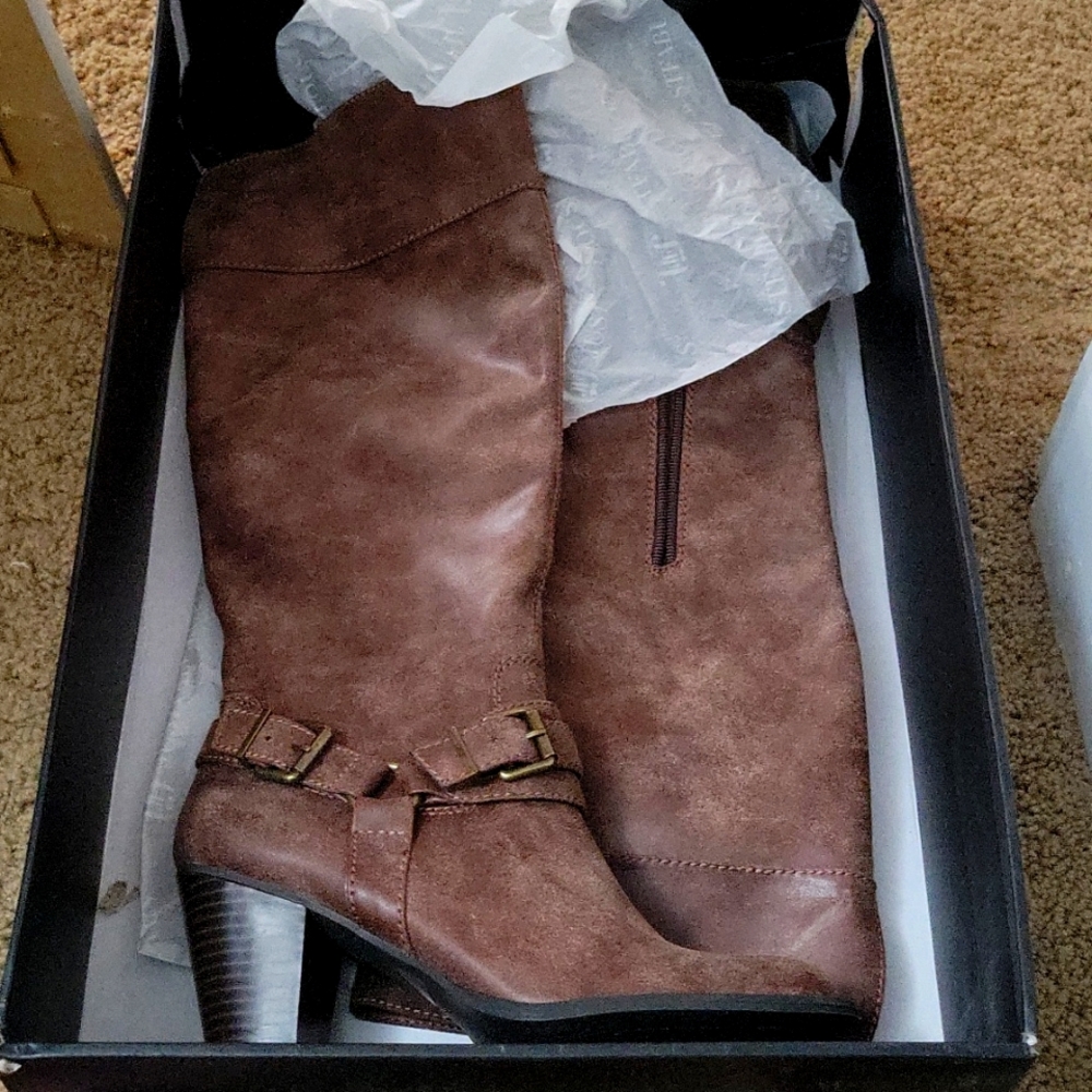 Knee high boots size 8